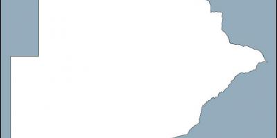 Térkép Botswana térkép vázlat